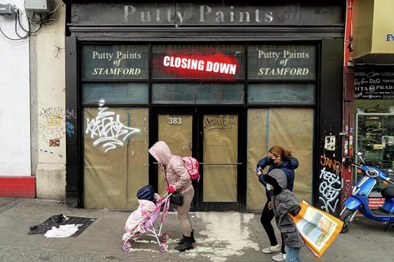 Closed Putty Paint shop in Stamford